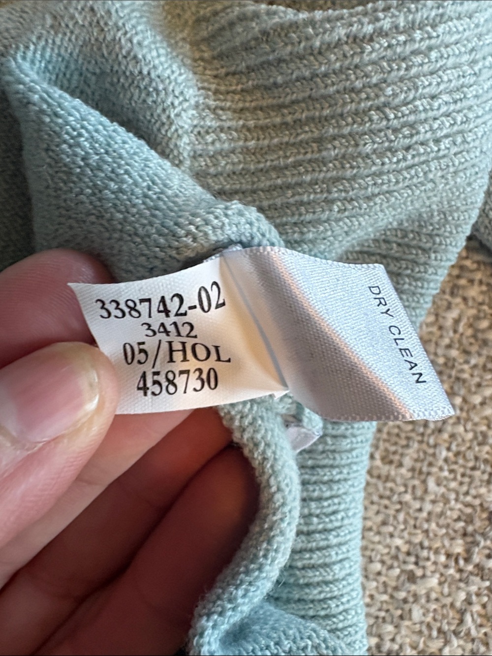 Banana Republic Light Blue Fine Italian Merino Wool Turtleneck Sweater - Picture 10 of 10